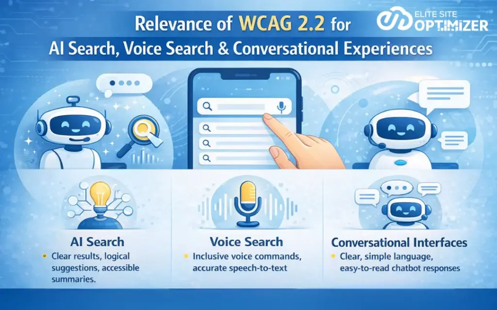 WCAG 2.2 for AI Search, Voice Search & Conversational Experiences 