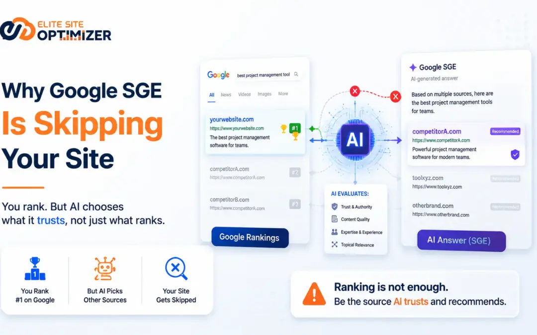Why Google SGE Is Skipping Your Site and How to Improve Visibility