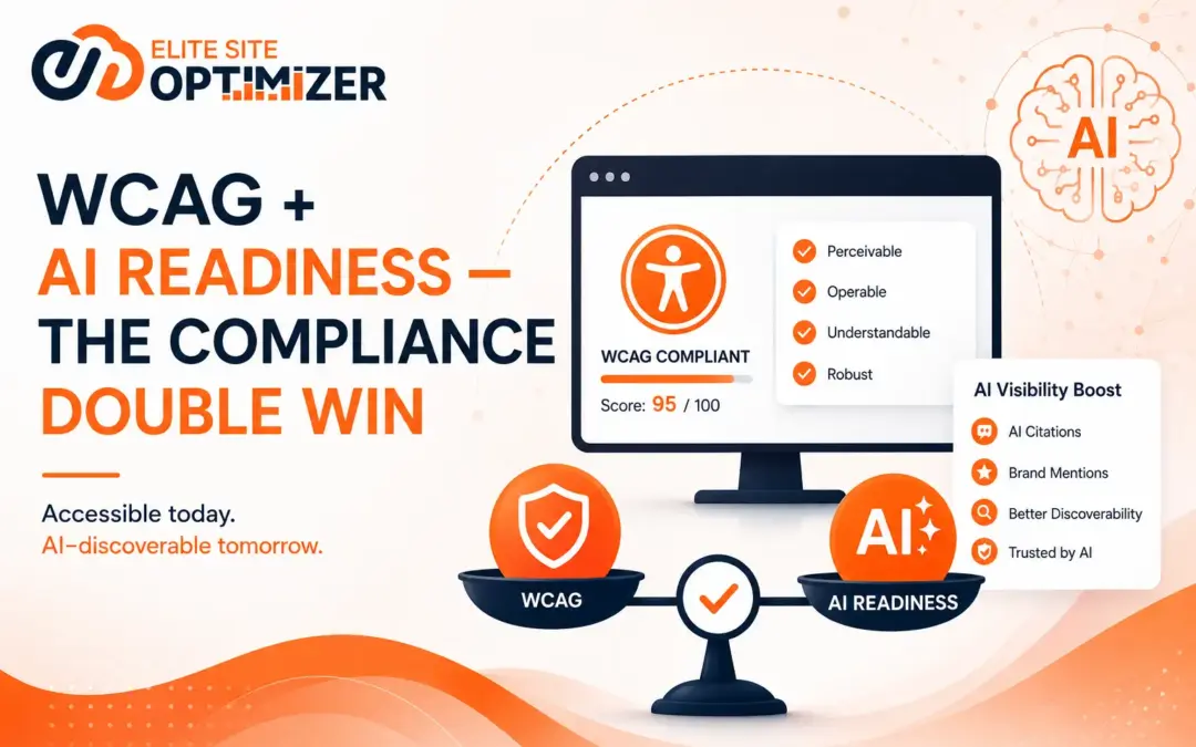 WCAG + AI Readiness — The Compliance Double Win
