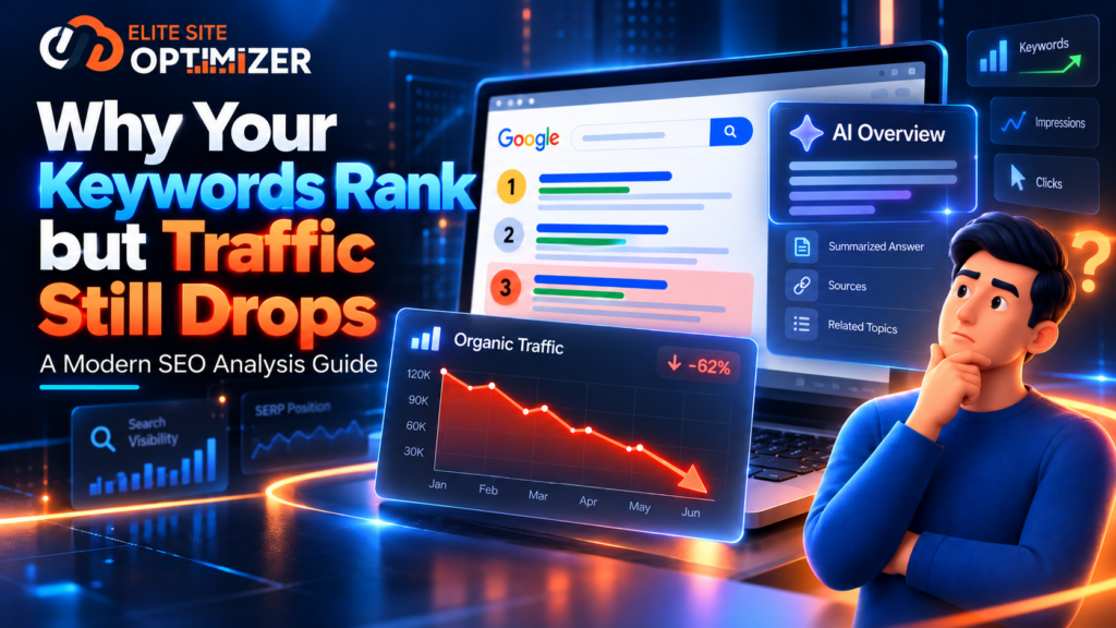 Why Your Keywords Rank but Traffic Still Drops: A Modern SEO Analysis Guide