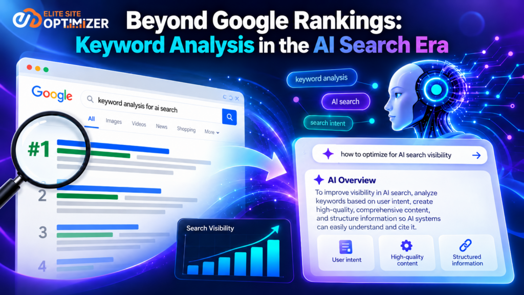 Beyond Google Rankings: How to Analyze Keywords in the Age of AI Search